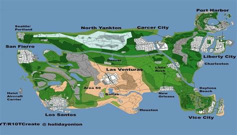 Map in gta 6 is huge; GTA 6 Map Concept Features All The Classic GTA Locations
