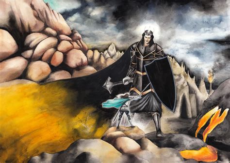 Fingolfin Vs Morgoth By Sarkaskorpikova On Deviantart