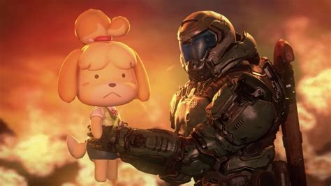 Random Watch Isabelle And The Doom Slayer Rip And Tear In