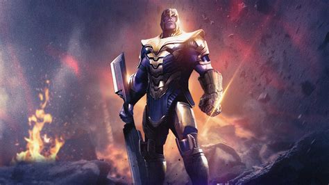 Thanos Avengers Endgame 2019 Film Hd Affiche Aperçu