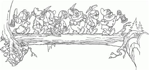 It's a completely free picture material come from the public internet and the real upload of users. 7 Seven Dwarfs Coloring Pages