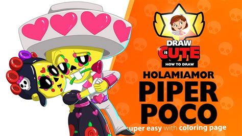 Brawl stars it is home to a wide variety of characters that have come to the game over the years. How to draw Calavera and Poco | Brawl Stars super easy ...