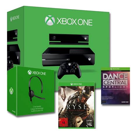 Microsoft Xbox One 500gb Kinect Ryse Dance And Central Headset