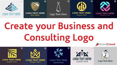 Business And Consulting Logo Maker Youtube