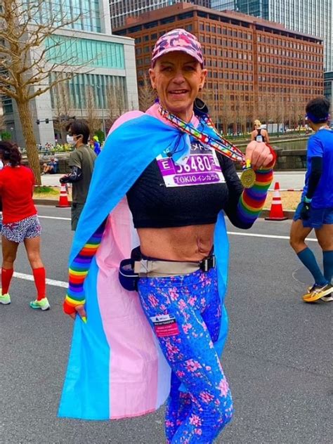 London Marathon Transgender Runner Glenique Frank Ripped By Mara