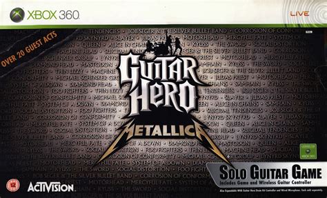 Guitar Hero Metallica 2009 Box Cover Art Mobygames