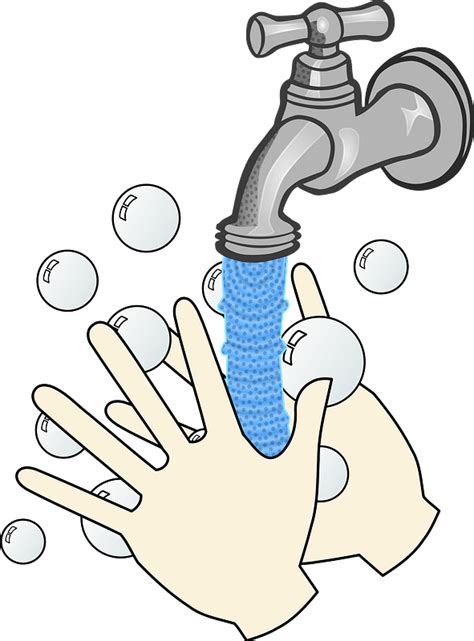 Washing Hands Under The Faucet Clipart Free Download Transparent Png