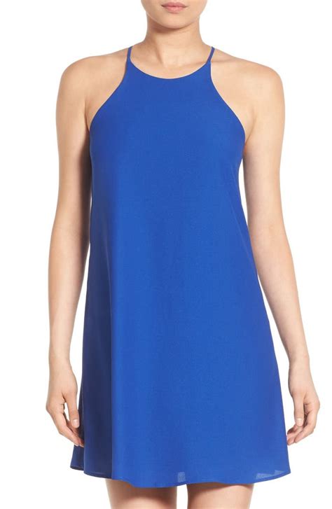 soprano high neck shift dress nordstrom