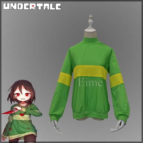 Buy Fashion Game Undertale Chara Frisk Cosplay Costume