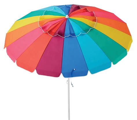 Caribbean Joe Deluxe 8 Beach Umbrella With Uv Coating