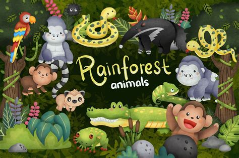 Rainforest Clipart For Kids