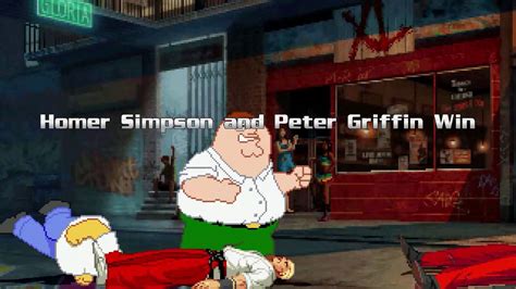 An Mugen Request 639 Homer Simpson And Peter Griffin Vs God Rugal