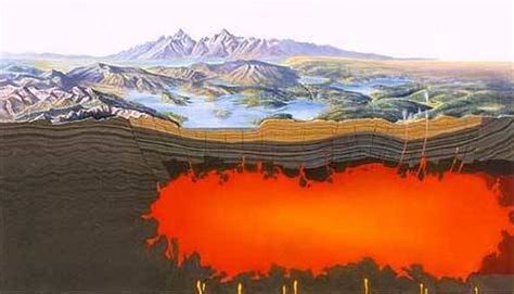 Estados Unidos Eeuu Así Es El Supervolcán De Yellowstone Su Erupción Dejaría Un Cráter Tan