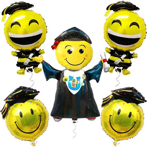 Buy Katchon Smiley Face Graduation Balloons 40 Inch Jumping