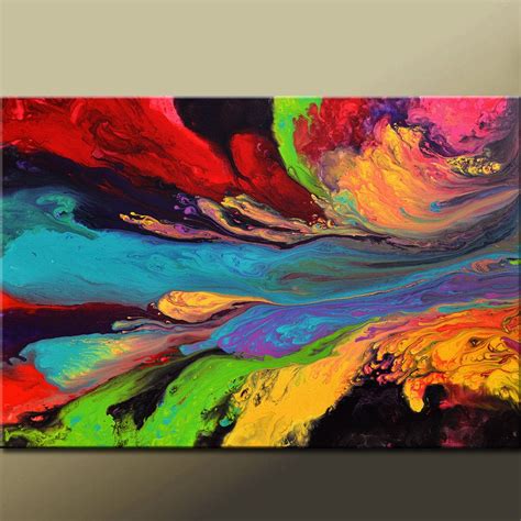 Abstract Art Painting 36x24 Original Painting Contemporary Gallery