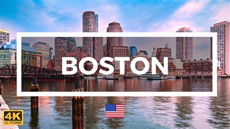 Boston Drone Footage 4k Usa 🇺🇸 Youtube