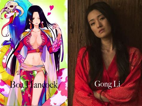 Boa Hancock As Gong Li One Piece Gong Li Live Action Manga Art Wonder Woman One Piece
