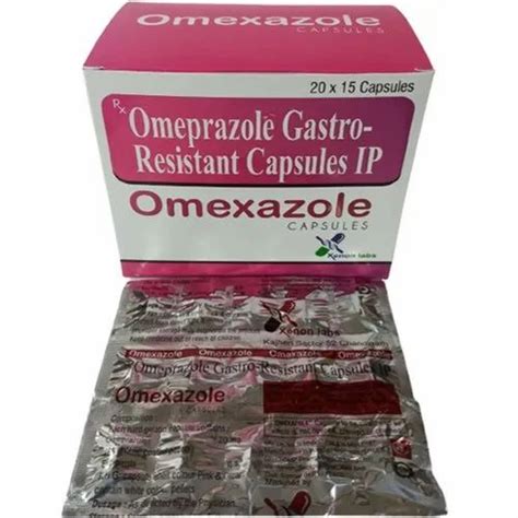 Omexazole Omeprazole Gastro Resistant Capsule Prescription Treatment