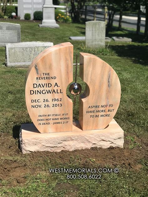 Granite Tombstone Headstone Custom Headstone Modern Tombstone