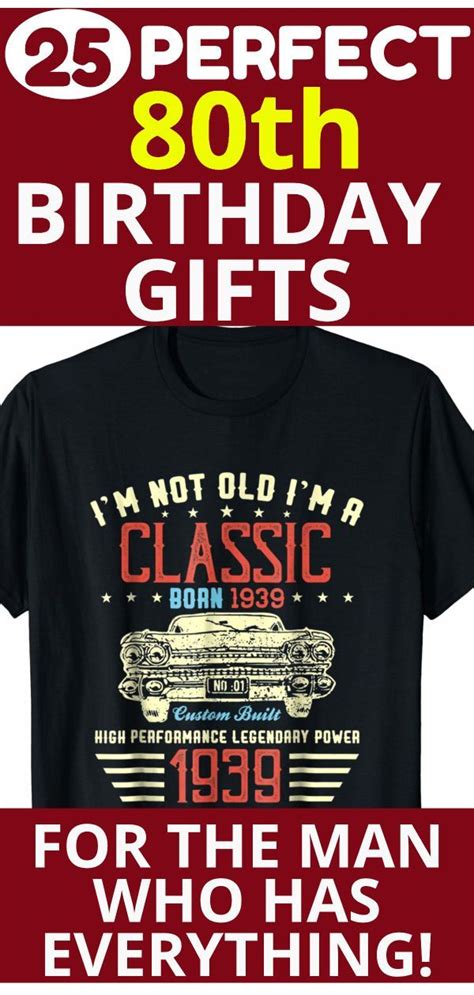 Buy mens 60th birthday gifts and get the best deals at the lowest prices on ebay! 80th Birthday Gifts for Men | 80th birthday gifts ...