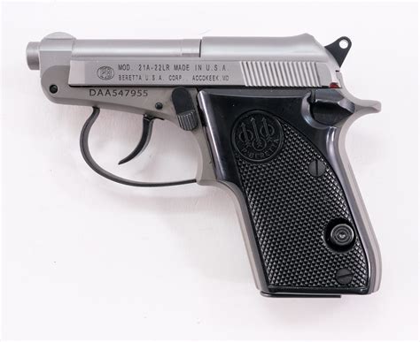 Beretta 21a Bobcat 22 Lr Pistol Online Firearms Auction