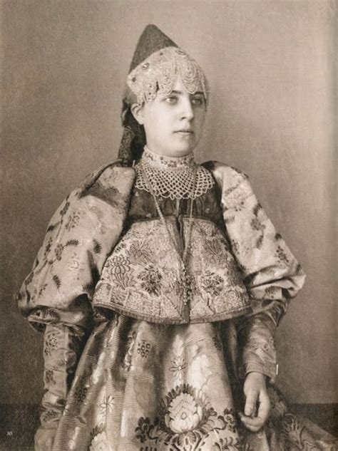 Russian Beauties Of The 19th Century In Traditional Costumes Традиционные платья Историческая