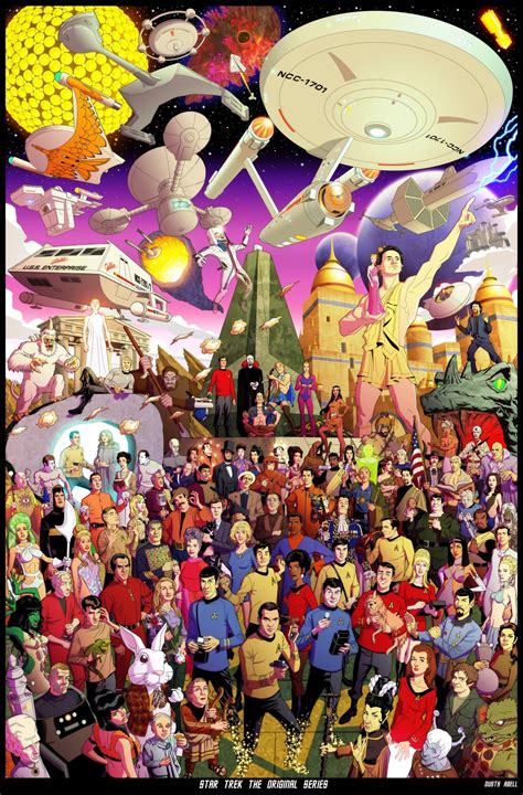 The Geeky Nerfherder Cool Art Star Trek Tos By Dusty Abell