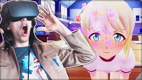 Getting An Anime Girlfriend In Virtual Reality Gal Gun Vr Youtube