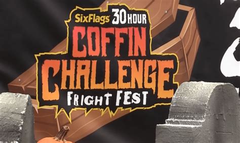 Six Flags Great Adventures Coffin Challenge Invites You To Spend 30