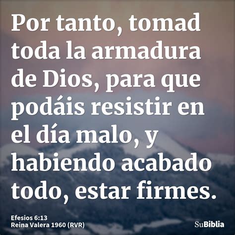 Efesios 613 Su Biblia