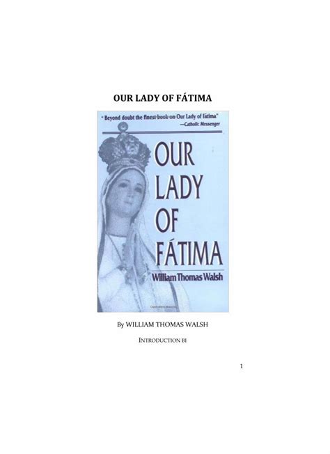PDF OUR LADY OF FÁTIMA Pontifícia Universidade Católica 2