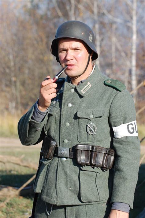 Person In German Ww2 Military Uniform Stock Photo Image Of Fascism
