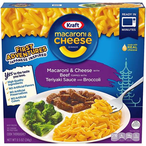 Kraft Macaroni And Cheese First Adventures Teriyaki Beef
