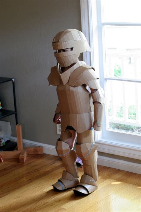 Turn an ordinary cardboard box into an amazing costume or a fun toy using downloadable templates and instructional videos. Fantastical Cardboard Costume DIY Turns Boxes into Knight ...