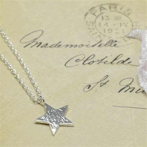 Friends Silver Star Necklace By Home And Glory