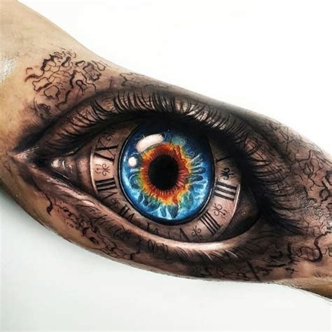 Wie Lesen Vorteil Uhr Mit Auge Tattoo Unabhängigkeit Wochenende