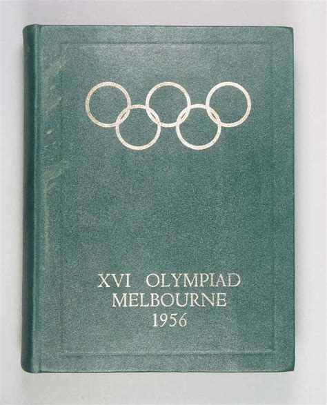 Organising Committee Report Of 1956 Melbourne Olympic Games