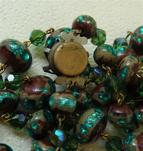 Always Wondered About This Art Glass Bead Necklace Antiques Board
