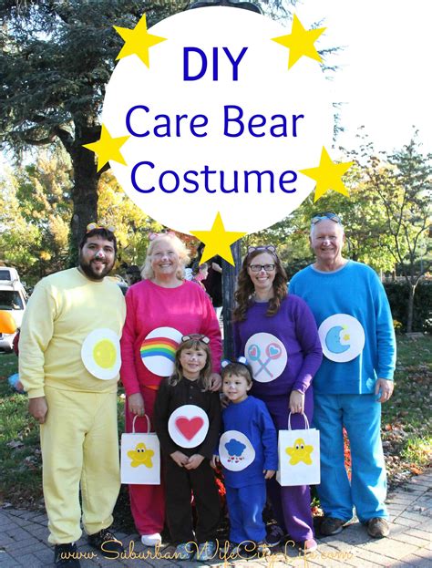 Diy bear mask template and homemade costume ideas. DIY Care Bear Costume | Suburban Wife, City Life