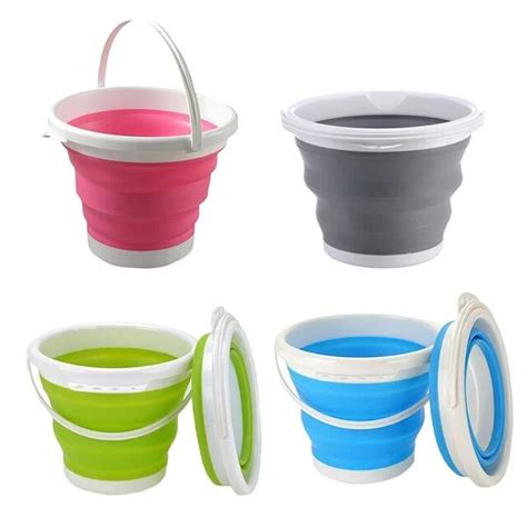 L Collapsible Bucket Portable Folding Water Bucket Car Washing Fishing Bucket Household Plastic