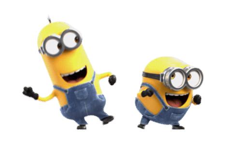 Two Minion Characters Are Shown In This Image