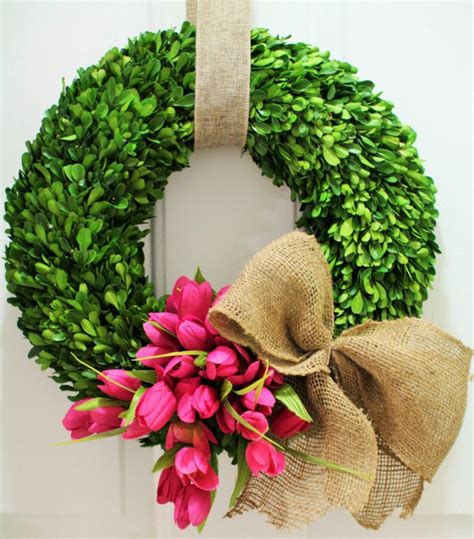 Six Gorgeous Spring Wreaths To Dress Up Your Front Door