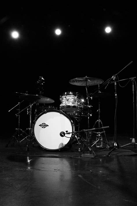 1920x1080px 1080p free download drums drum kit musical instrument music black and white