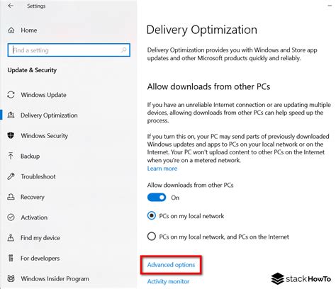How To Limit Windows Update Bandwidth In Windows 10 Stackhowto