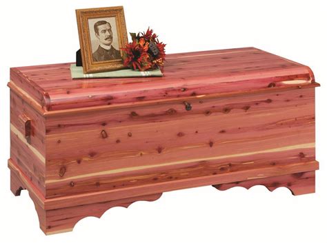 Medium Waterfall Cedar Hope Chest From Dutchcrafters Amish Furniture