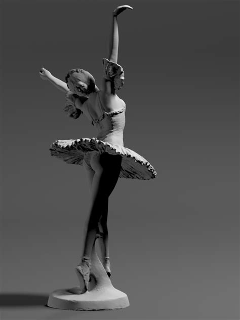 Female Ballet Dancer 3d Print Model In Woman 3dexport