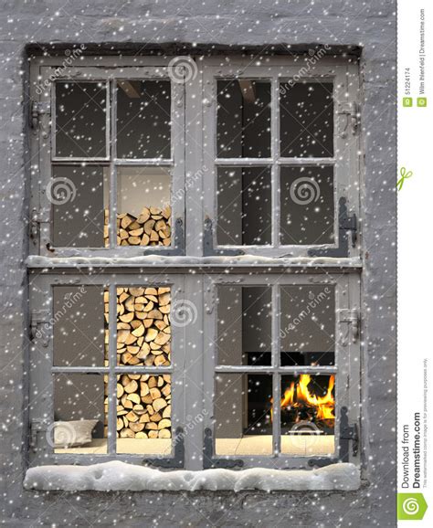 It S Cold Outside And Warm Inside Stock Photo Image Of Home Chamber