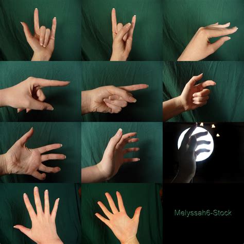 Hand Pose Stock Various By Melyssah6 Stock On Deviantart