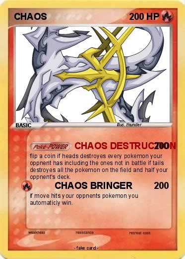 Pokémon Chaos 405 405 Chaos Destruction My Pokemon Card