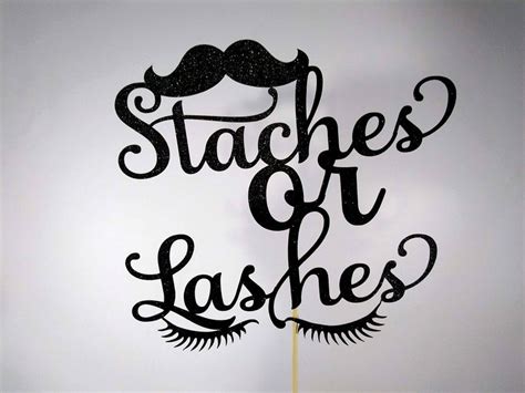 Pin On Lashes Or Staches Gender Reveal Shower Ideas